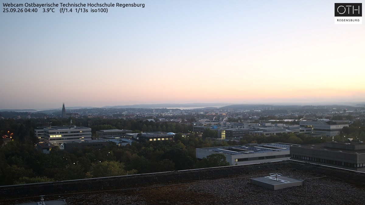Archiv Foto Webcam Regensburg: Technische Hochschule