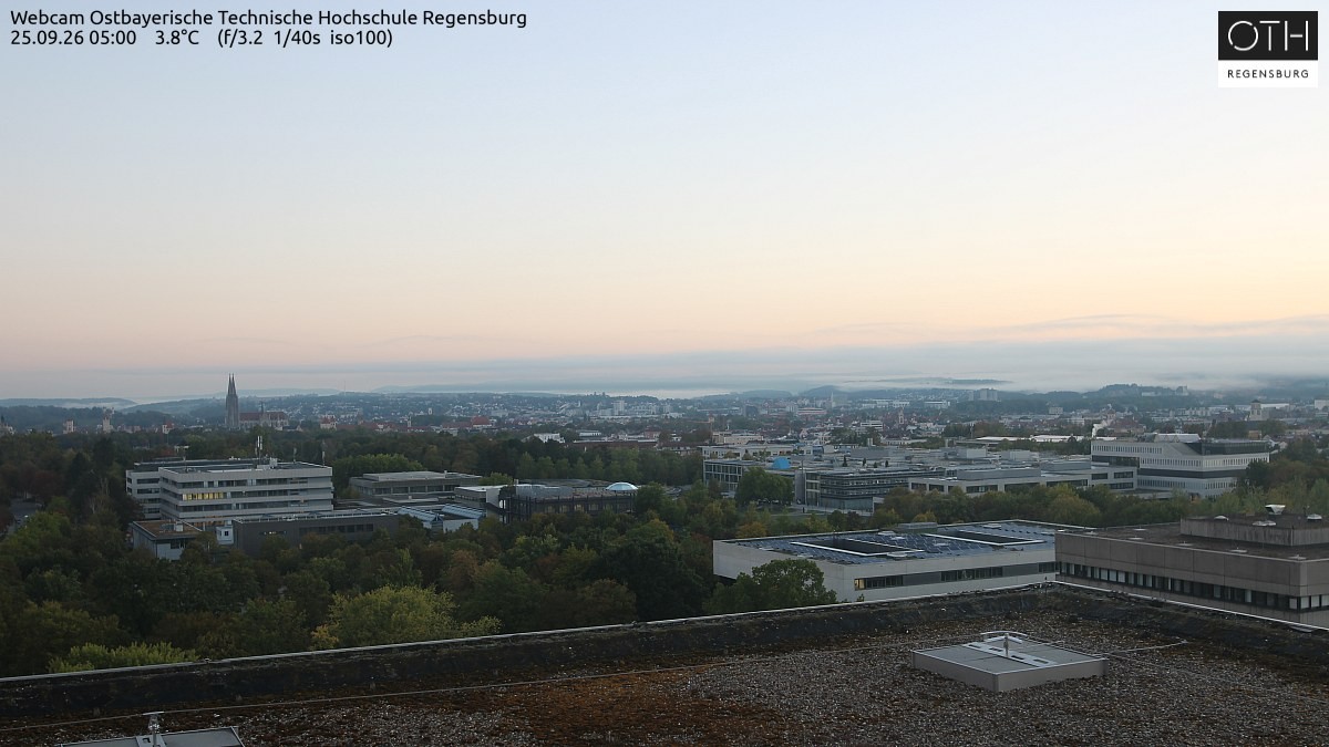 Archiv Foto Webcam Regensburg: Technische Hochschule