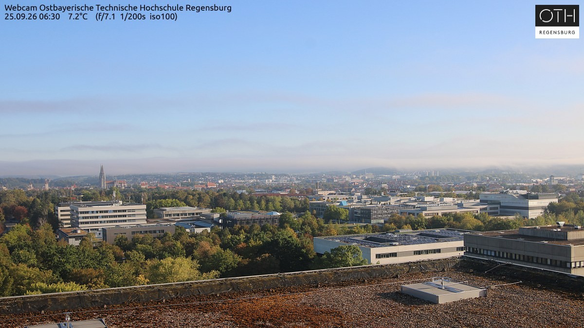 Archiv Foto Webcam Regensburg: Technische Hochschule
