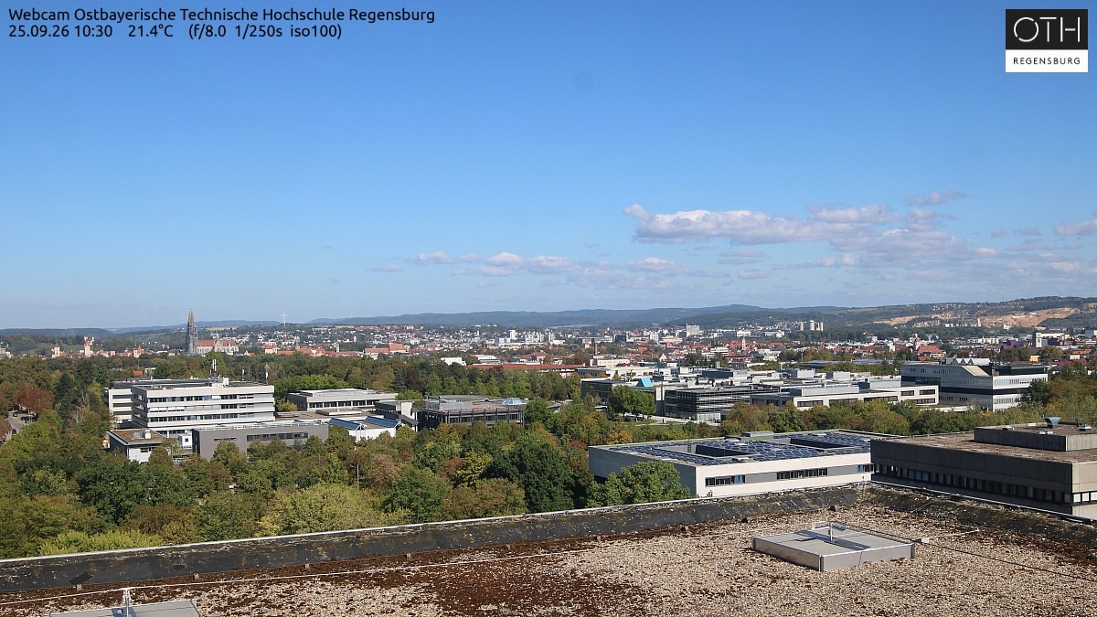 Archiv Foto Webcam Regensburg: Technische Hochschule