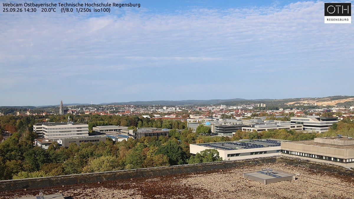 Archiv Foto Webcam Regensburg: Technische Hochschule