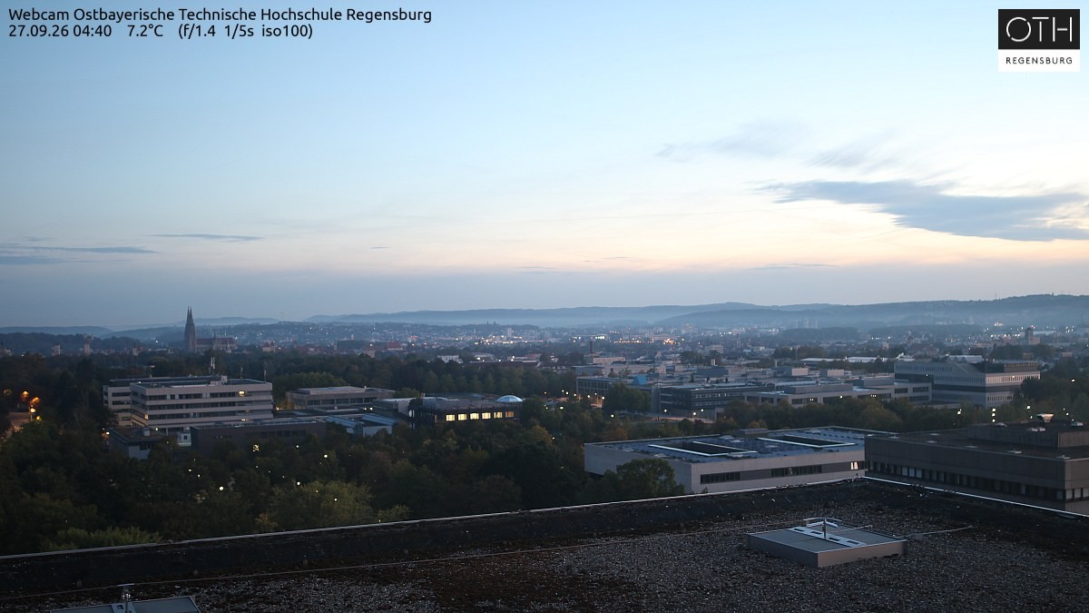 Archiv Foto Webcam Regensburg: Technische Hochschule