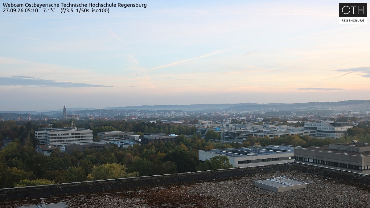 Archiv Foto Webcam Regensburg: Technische Hochschule