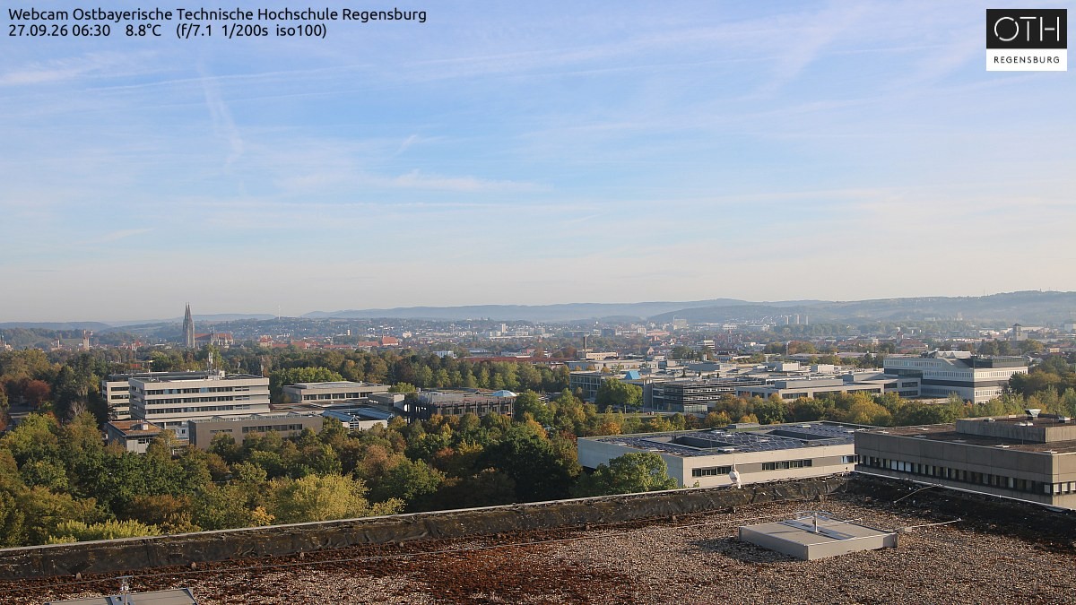 Archiv Foto Webcam Regensburg: Technische Hochschule