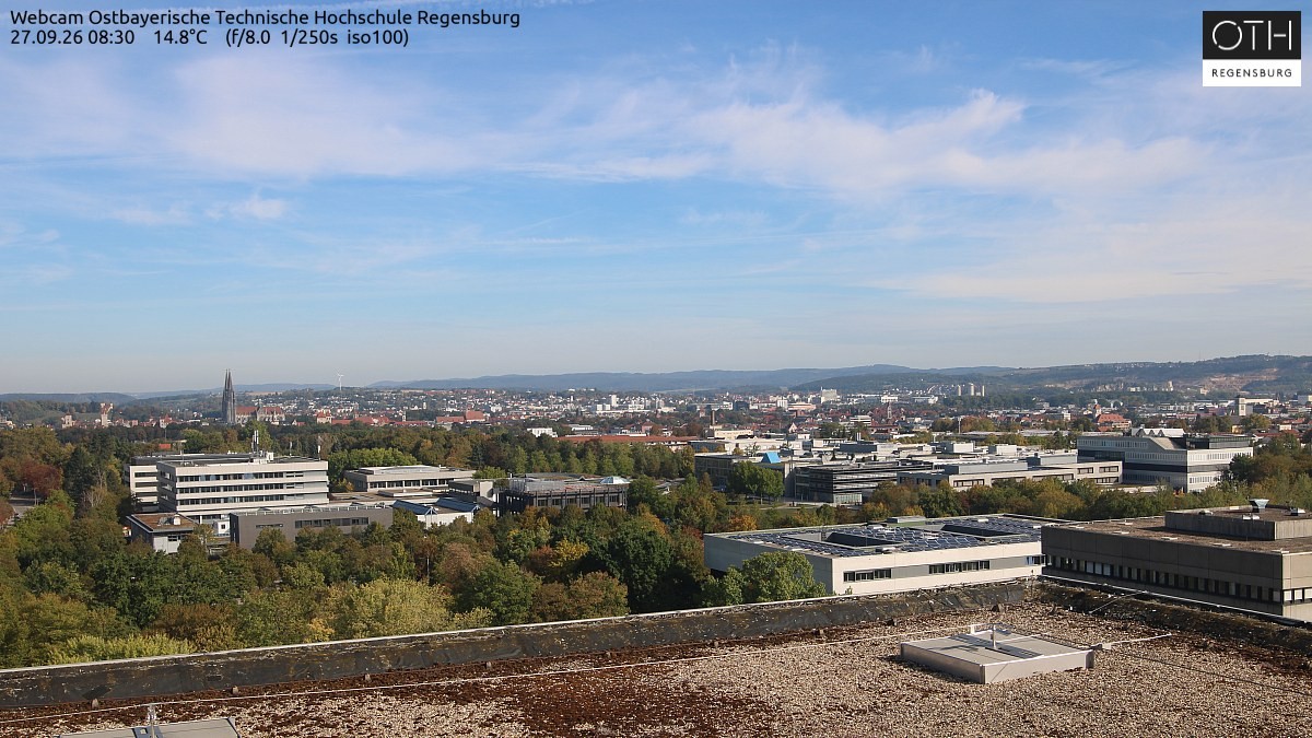 Archiv Foto Webcam Regensburg: Technische Hochschule