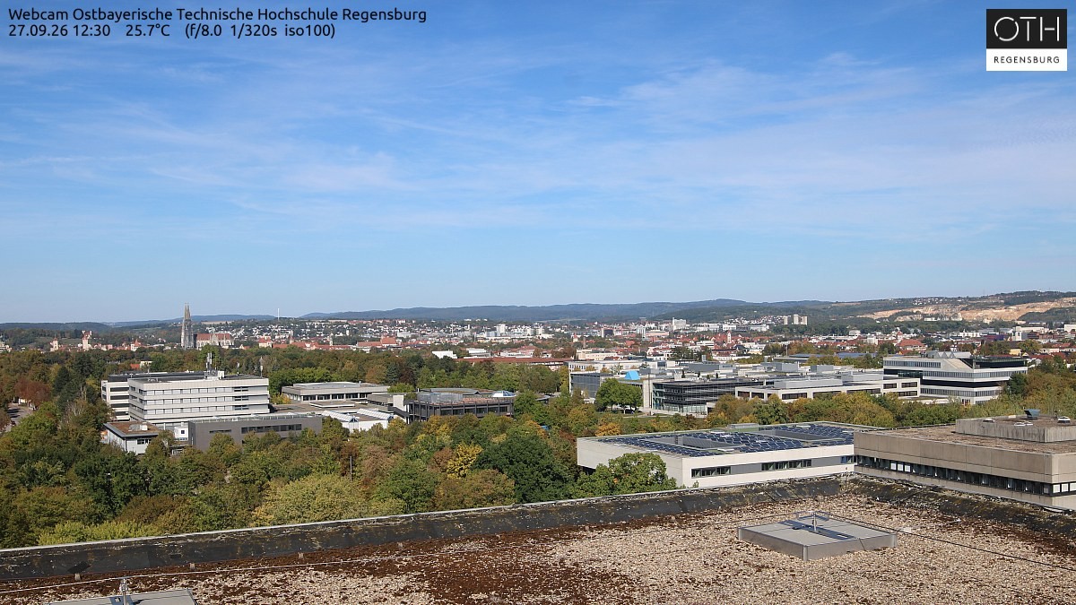 Archiv Foto Webcam Regensburg: Technische Hochschule