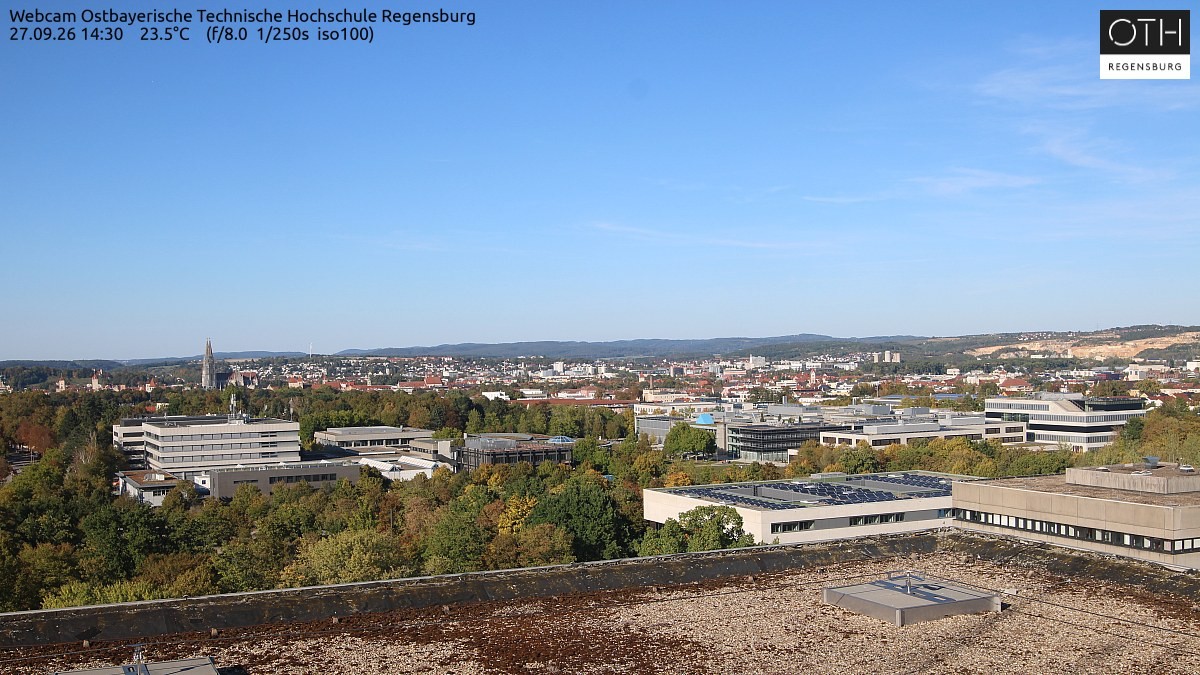 Archiv Foto Webcam Regensburg: Technische Hochschule