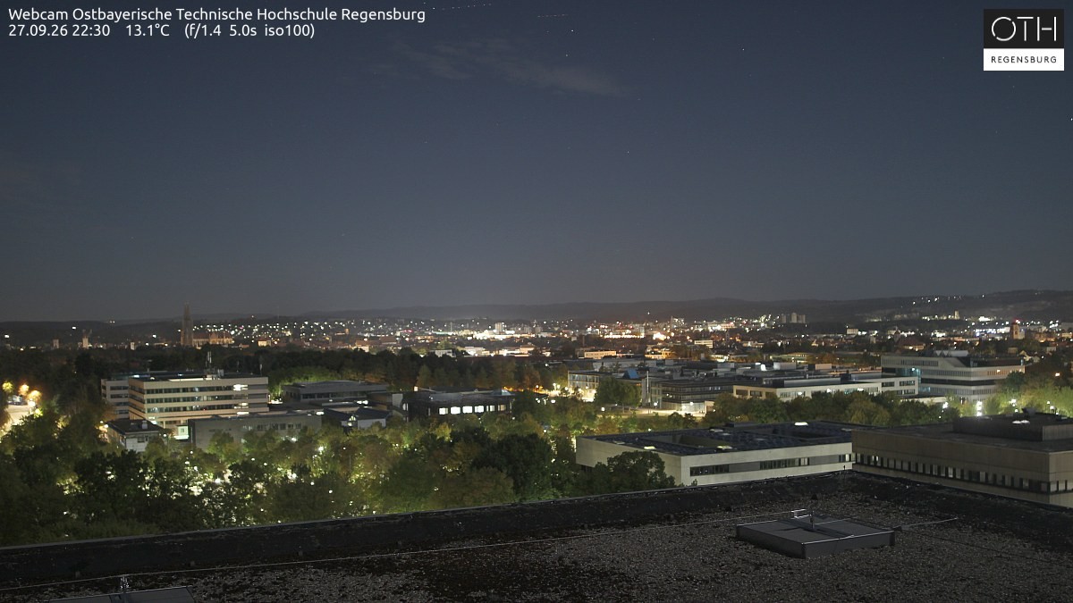 Archiv Foto Webcam Regensburg: Technische Hochschule