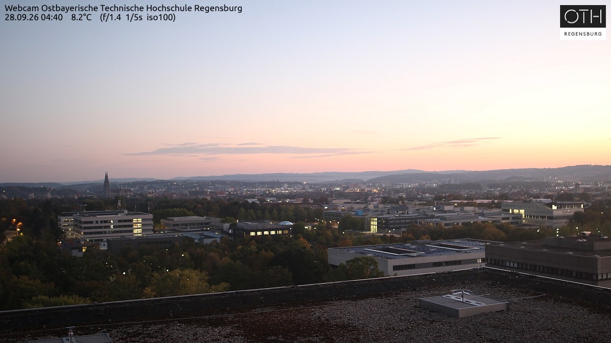 Archiv Foto Webcam Regensburg: Technische Hochschule