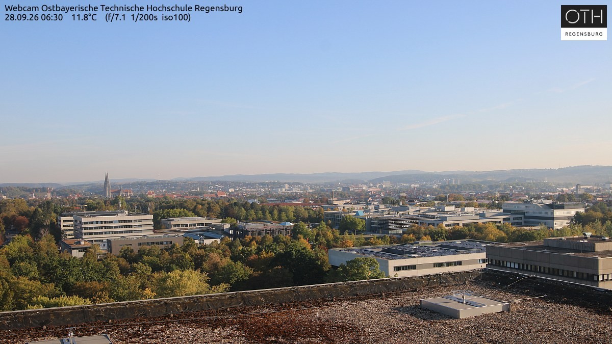 Archiv Foto Webcam Regensburg: Technische Hochschule