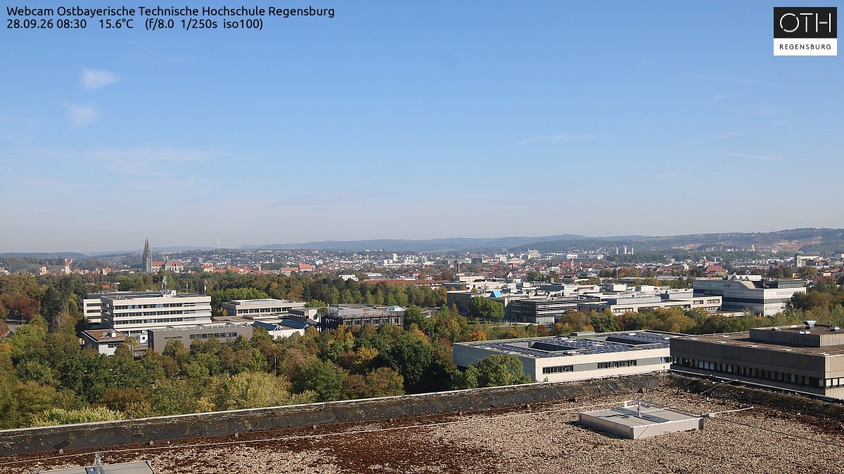 Archiv Foto Webcam Regensburg: Technische Hochschule