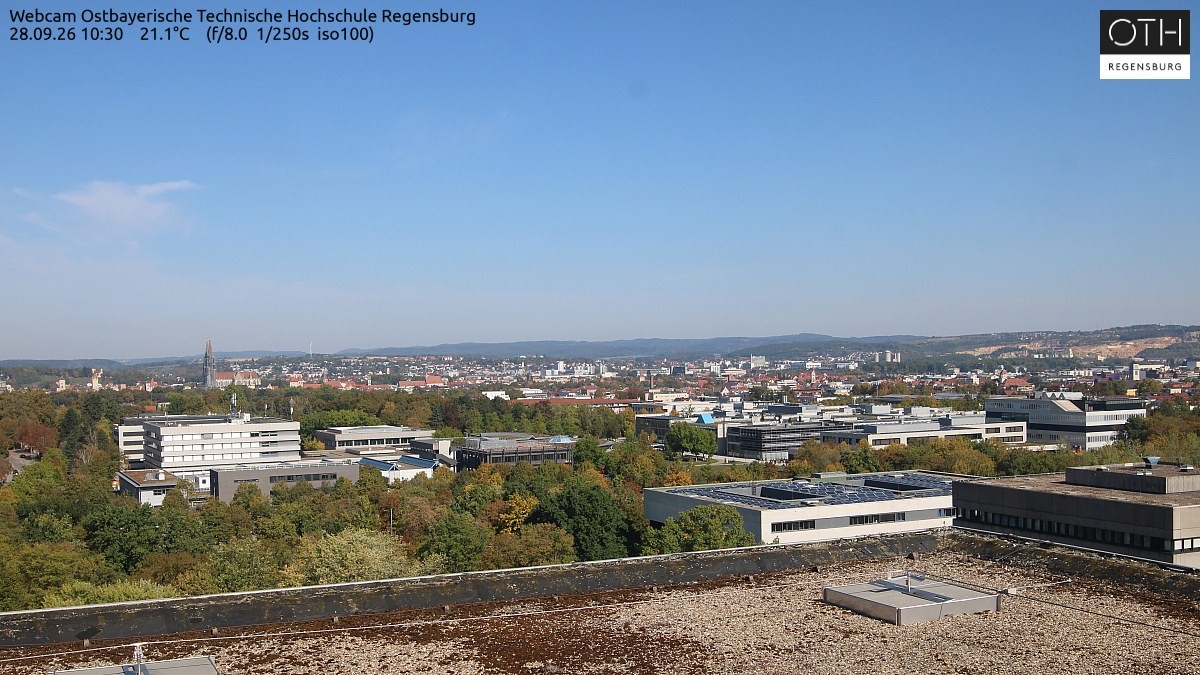 Archiv Foto Webcam Regensburg: Technische Hochschule