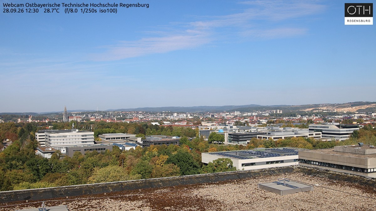 Archiv Foto Webcam Regensburg: Technische Hochschule