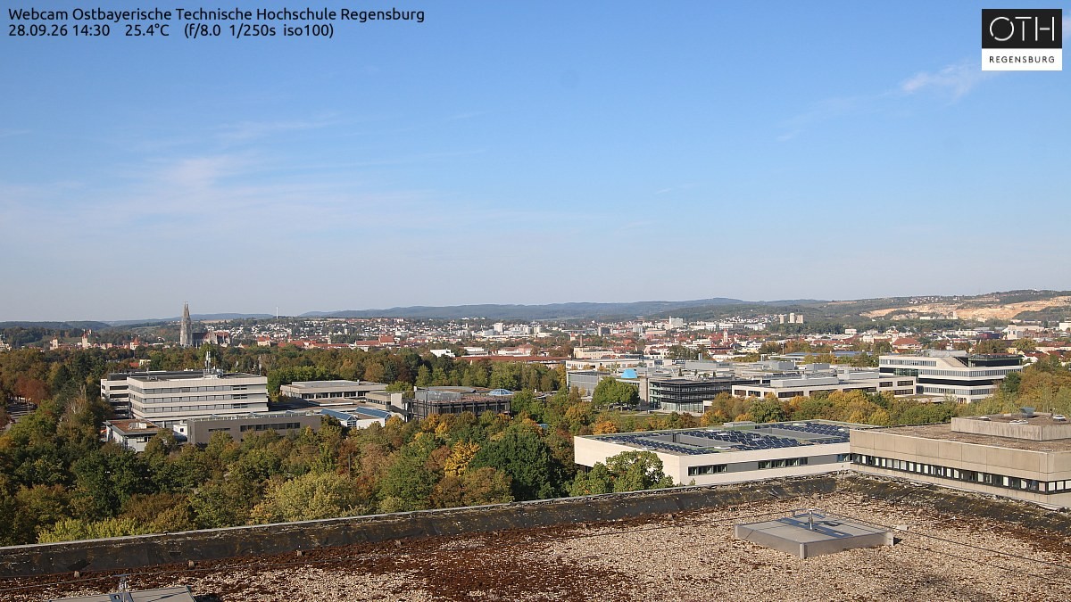 Archiv Foto Webcam Regensburg: Technische Hochschule