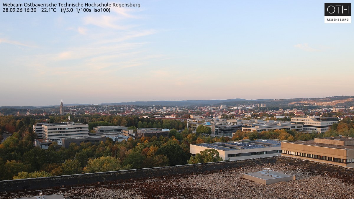 Archiv Foto Webcam Regensburg: Technische Hochschule