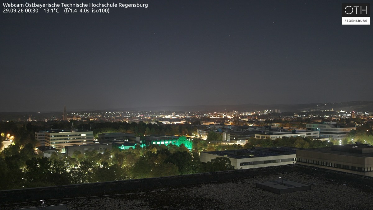 Archiv Foto Webcam Regensburg: Technische Hochschule
