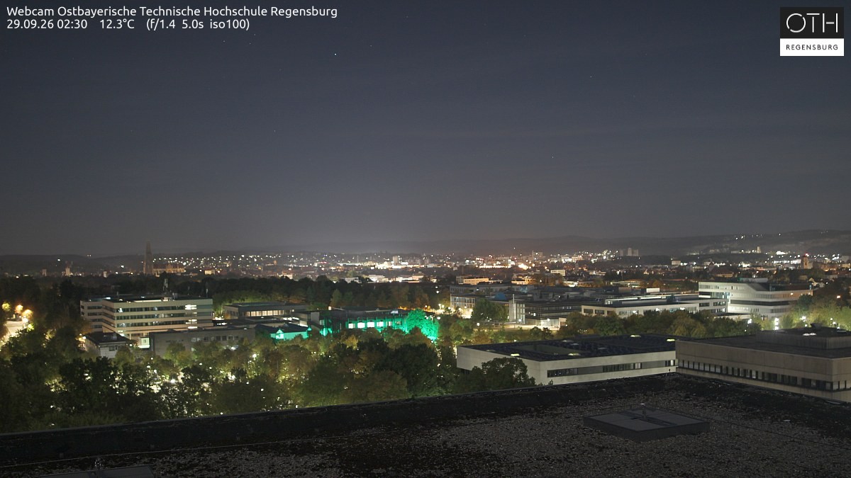 Archiv Foto Webcam Regensburg: Technische Hochschule