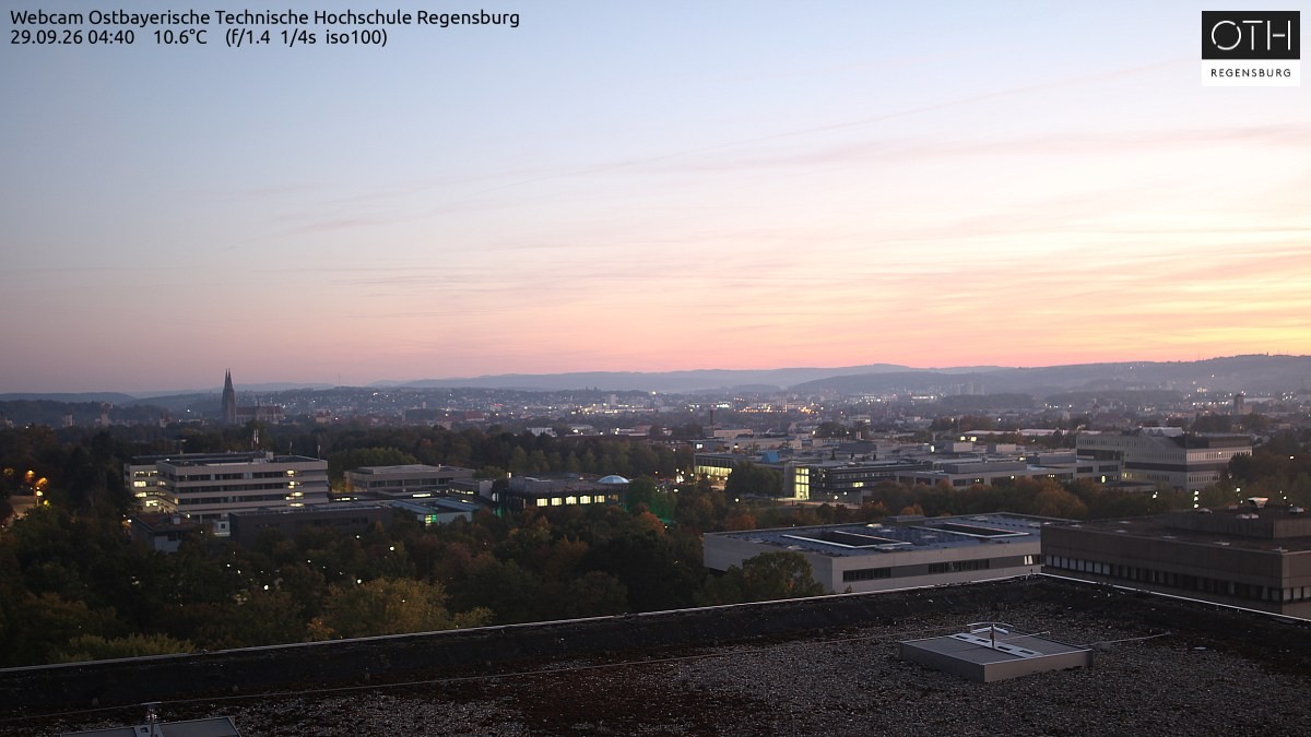 Archiv Foto Webcam Regensburg: Technische Hochschule