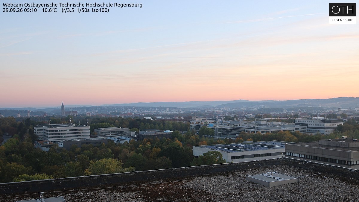 Archiv Foto Webcam Regensburg: Technische Hochschule