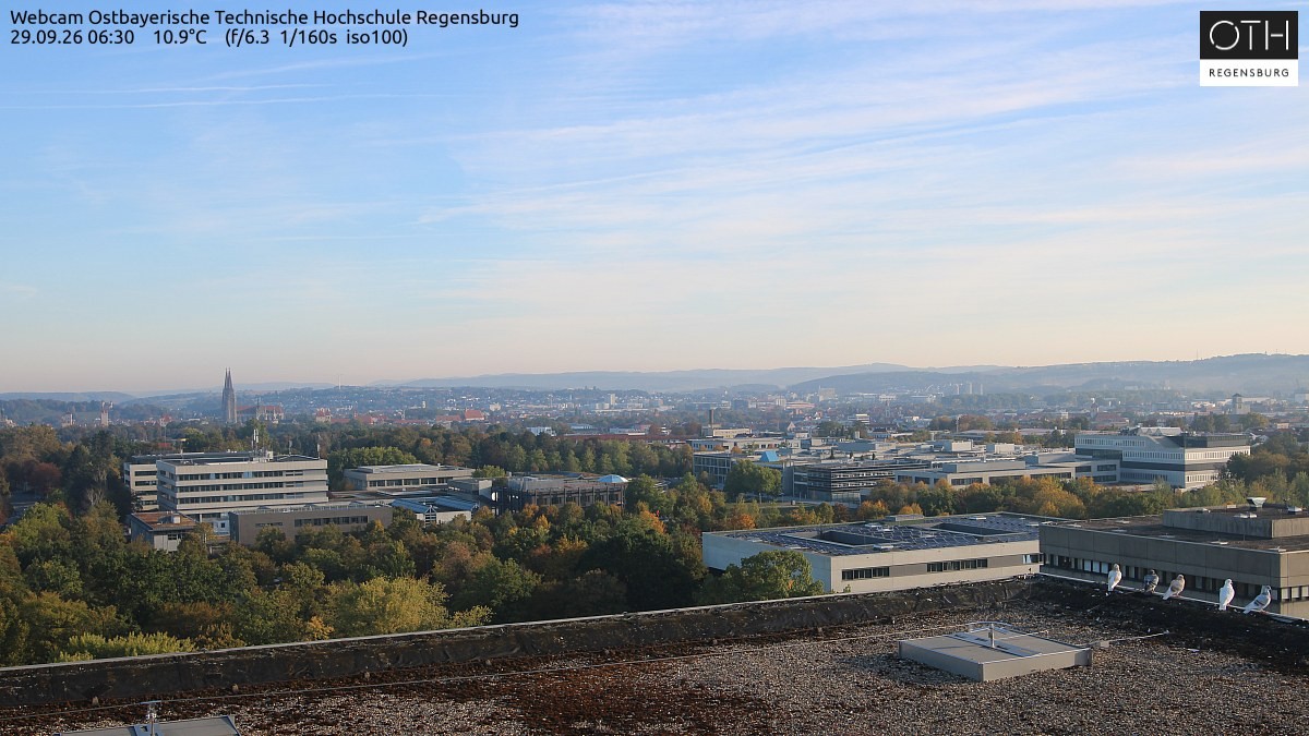 Archiv Foto Webcam Regensburg: Technische Hochschule