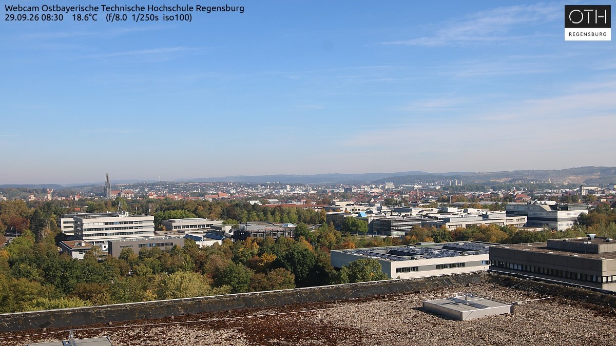 Archiv Foto Webcam Regensburg: Technische Hochschule