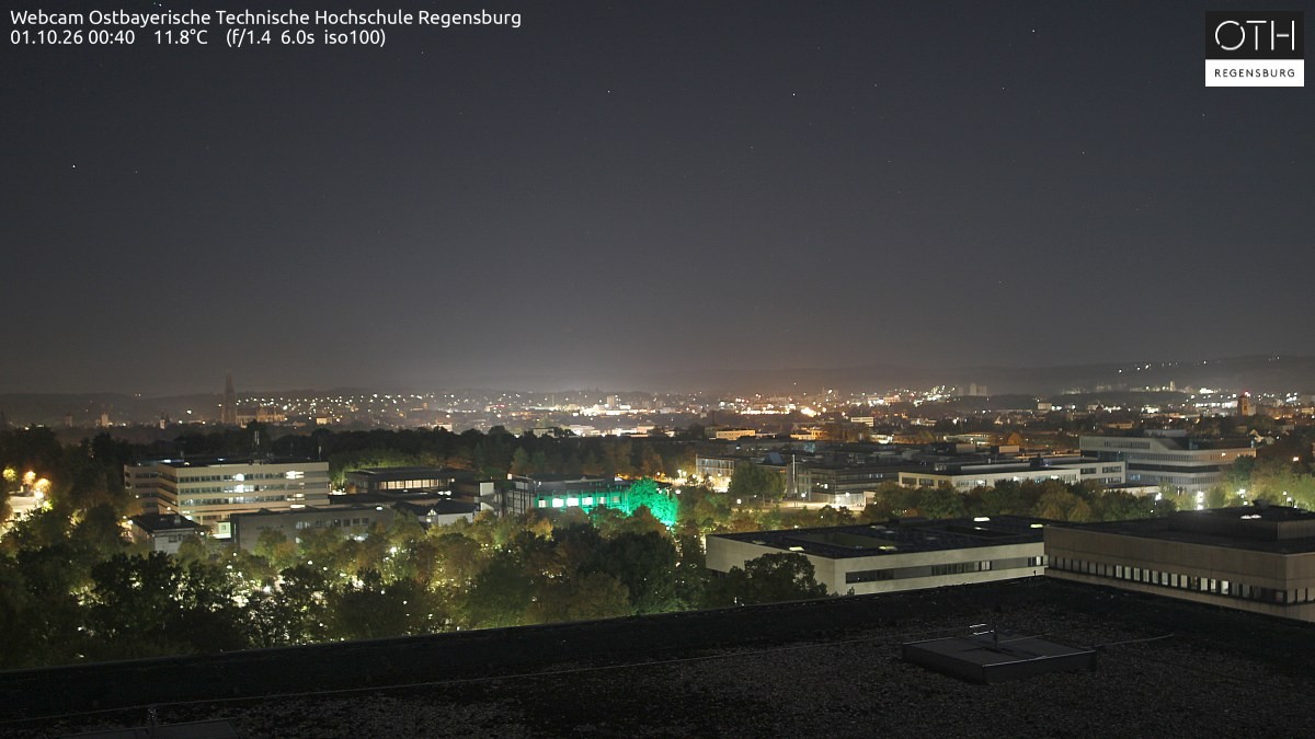 Archiv Foto Webcam Regensburg: Technische Hochschule