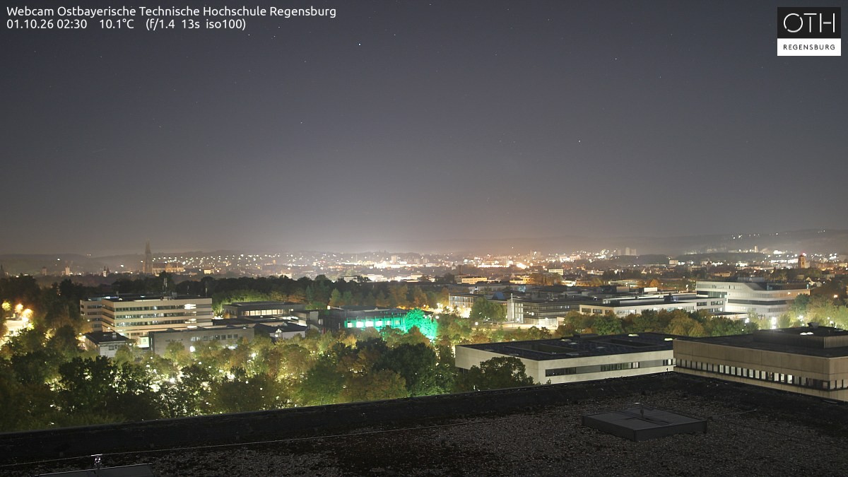 Archiv Foto Webcam Regensburg: Technische Hochschule