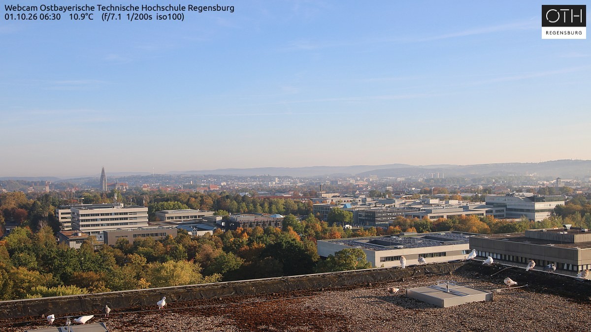 Archiv Foto Webcam Regensburg: Technische Hochschule