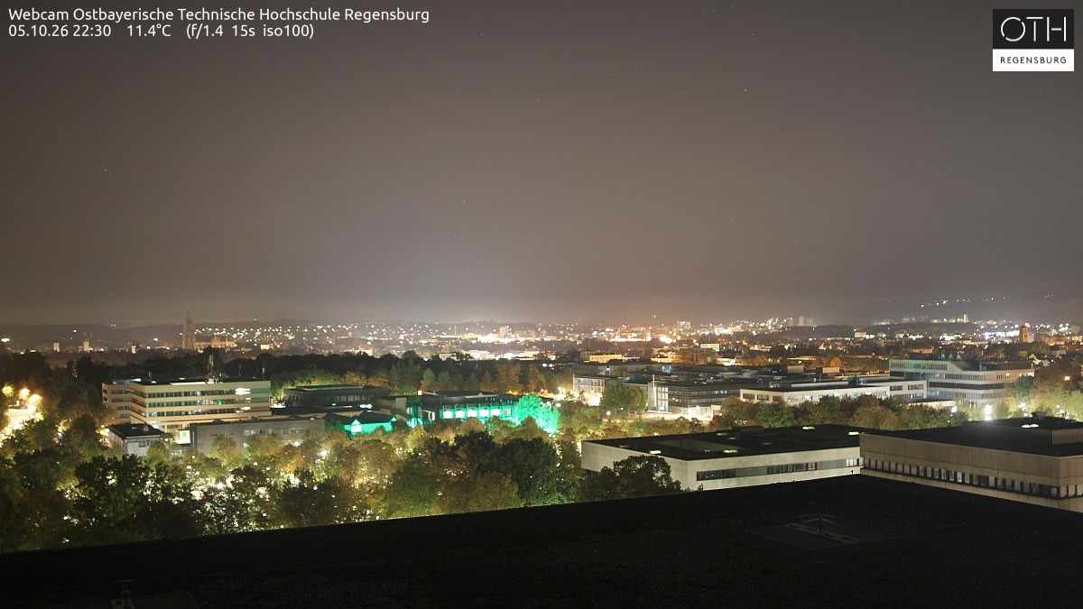 Archiv Foto Webcam Regensburg: Technische Hochschule