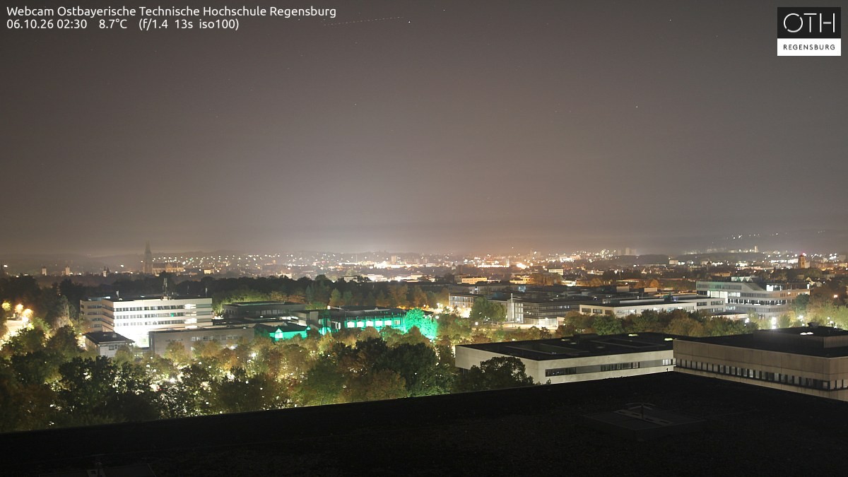 Archiv Foto Webcam Regensburg: Technische Hochschule