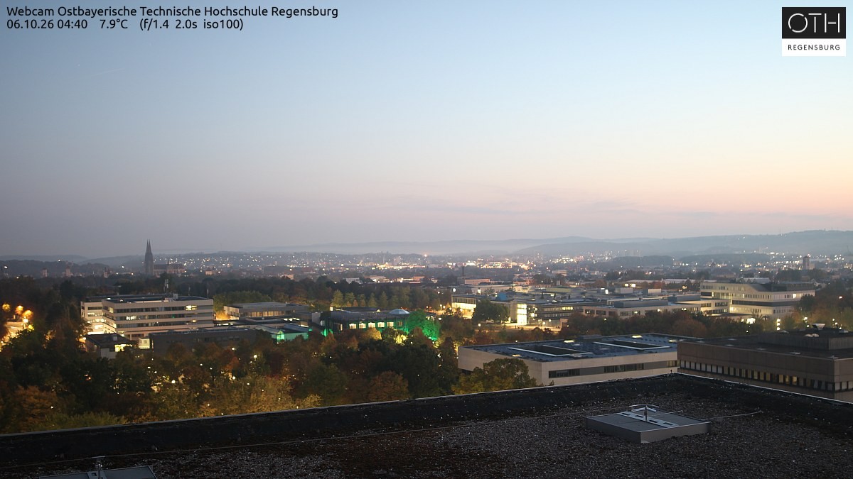 Archiv Foto Webcam Regensburg: Technische Hochschule