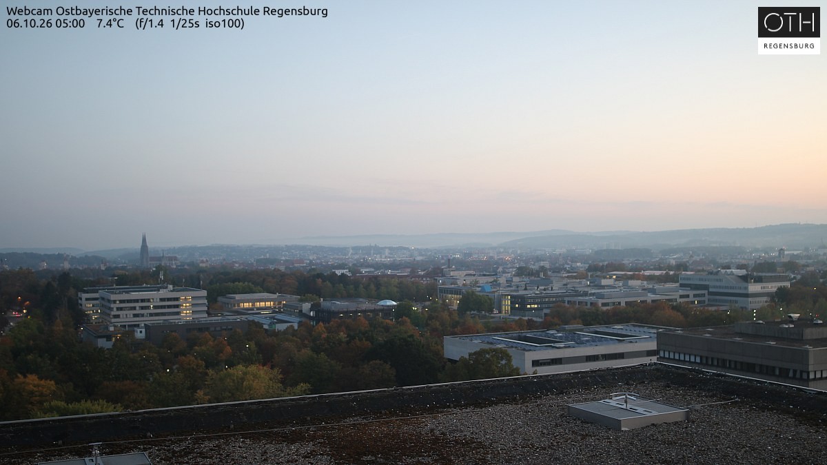 Archiv Foto Webcam Regensburg: Technische Hochschule