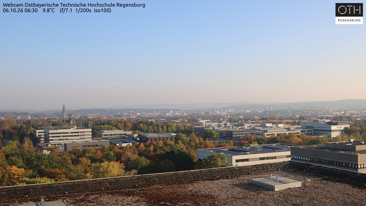 Archiv Foto Webcam Regensburg: Technische Hochschule