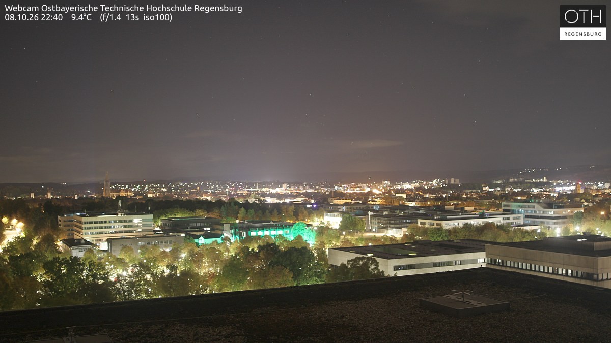 Archiv Foto Webcam Regensburg: Technische Hochschule