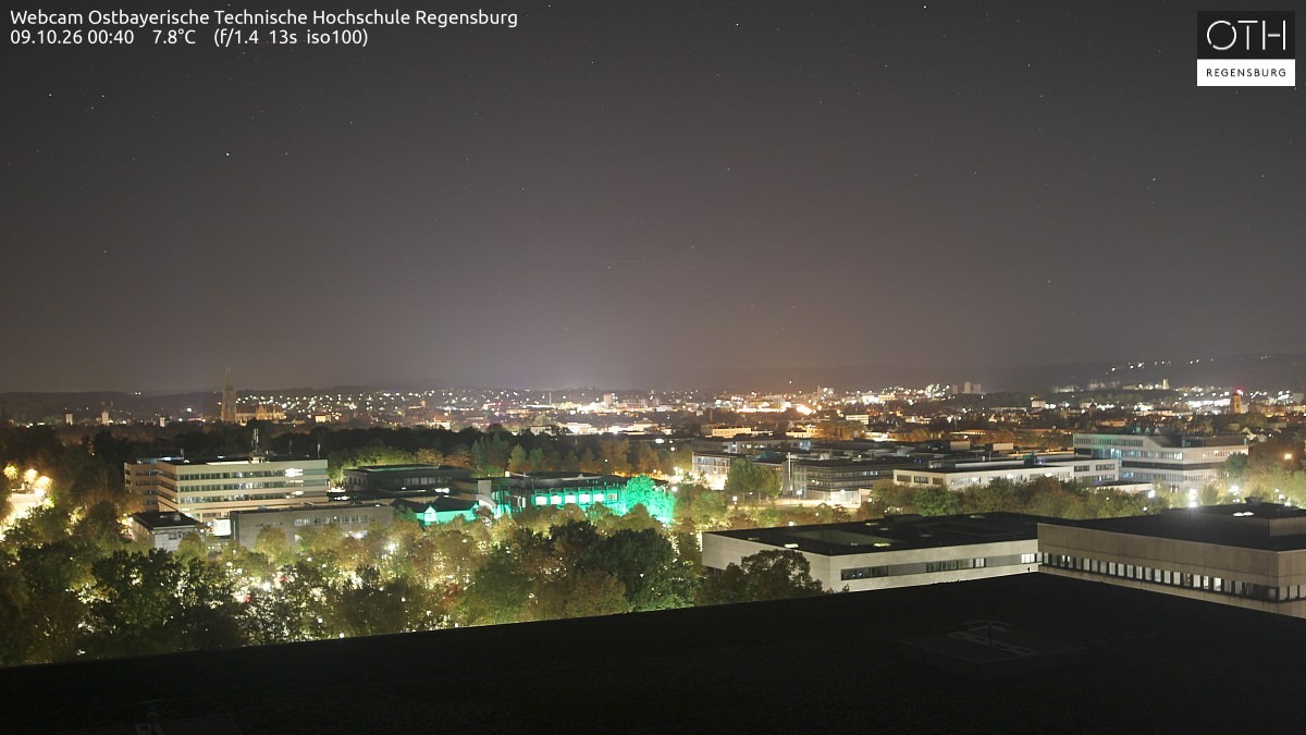 Archiv Foto Webcam Regensburg: Technische Hochschule