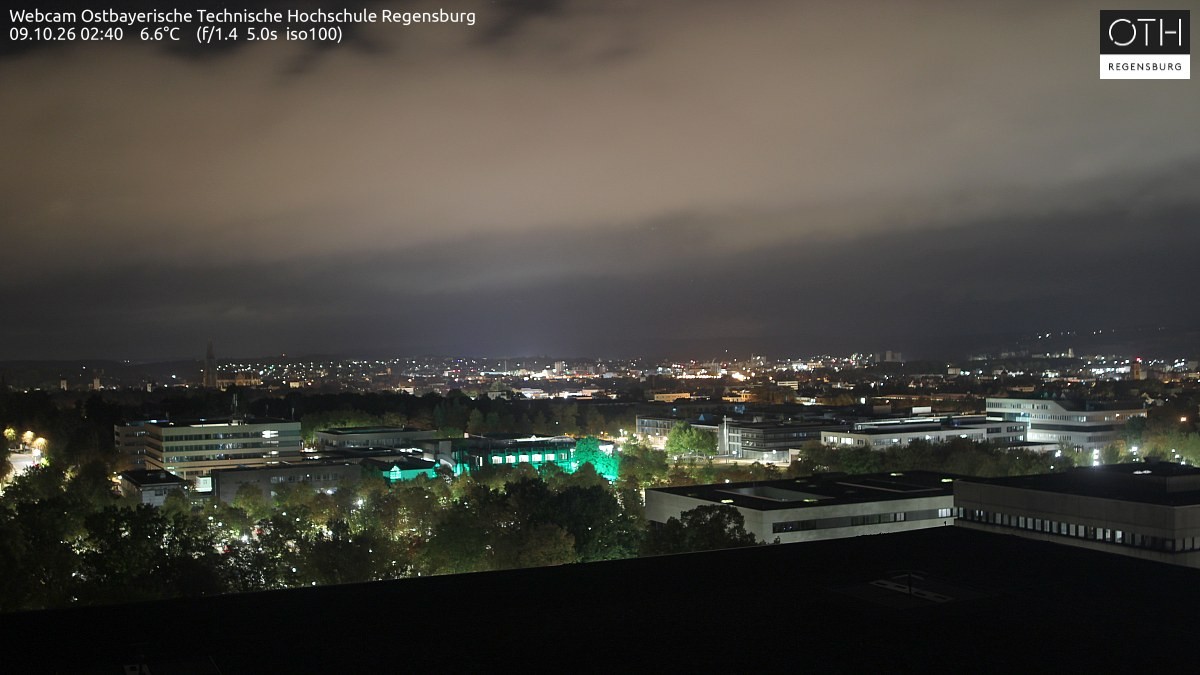 Archiv Foto Webcam Regensburg: Technische Hochschule