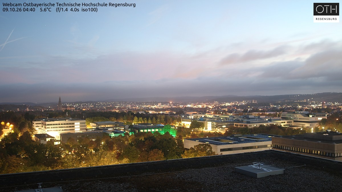 Archiv Foto Webcam Regensburg: Technische Hochschule