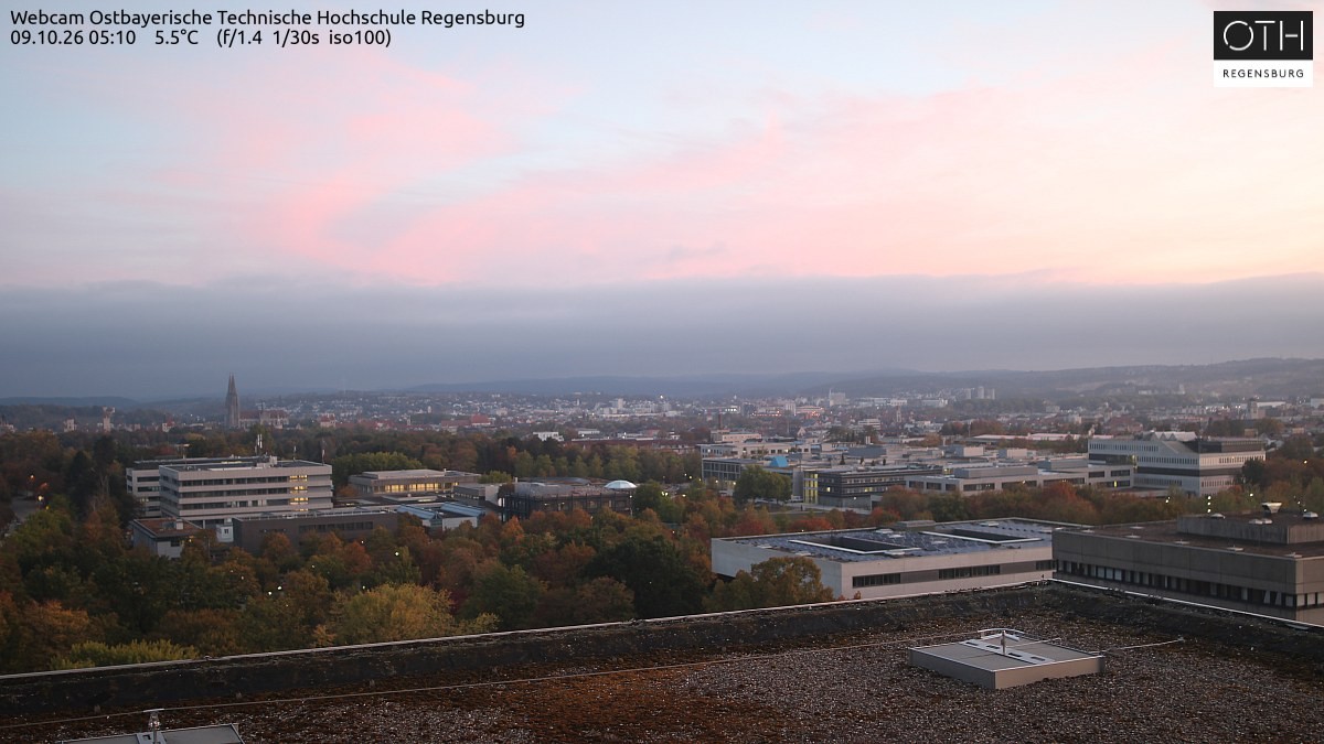 Archiv Foto Webcam Regensburg: Technische Hochschule