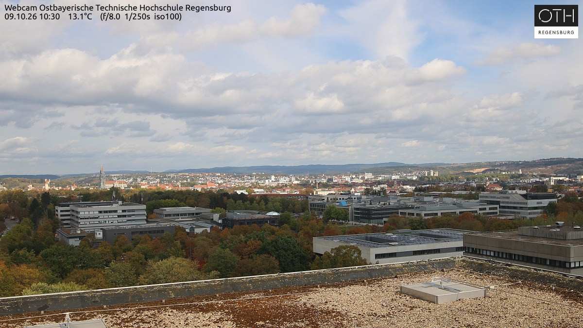 Archiv Foto Webcam Regensburg: Technische Hochschule