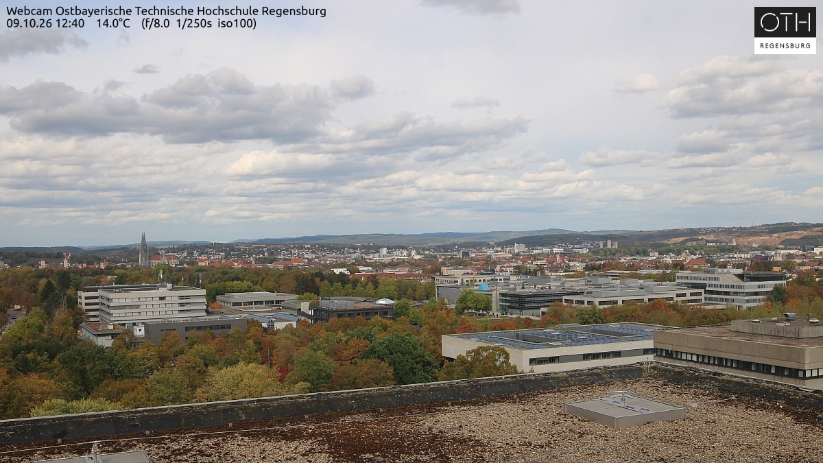 Archiv Foto Webcam Regensburg: Technische Hochschule