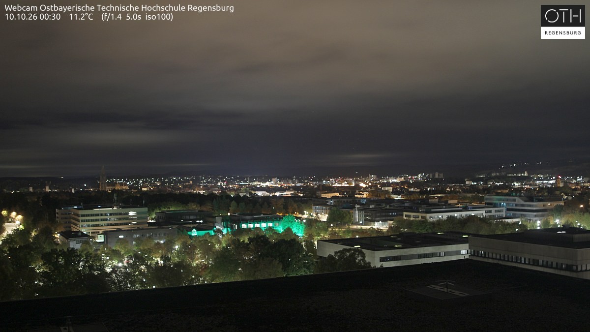 Archiv Foto Webcam Regensburg: Technische Hochschule
