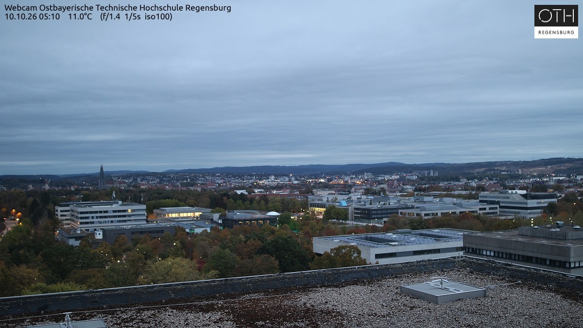 Archiv Foto Webcam Regensburg: Technische Hochschule