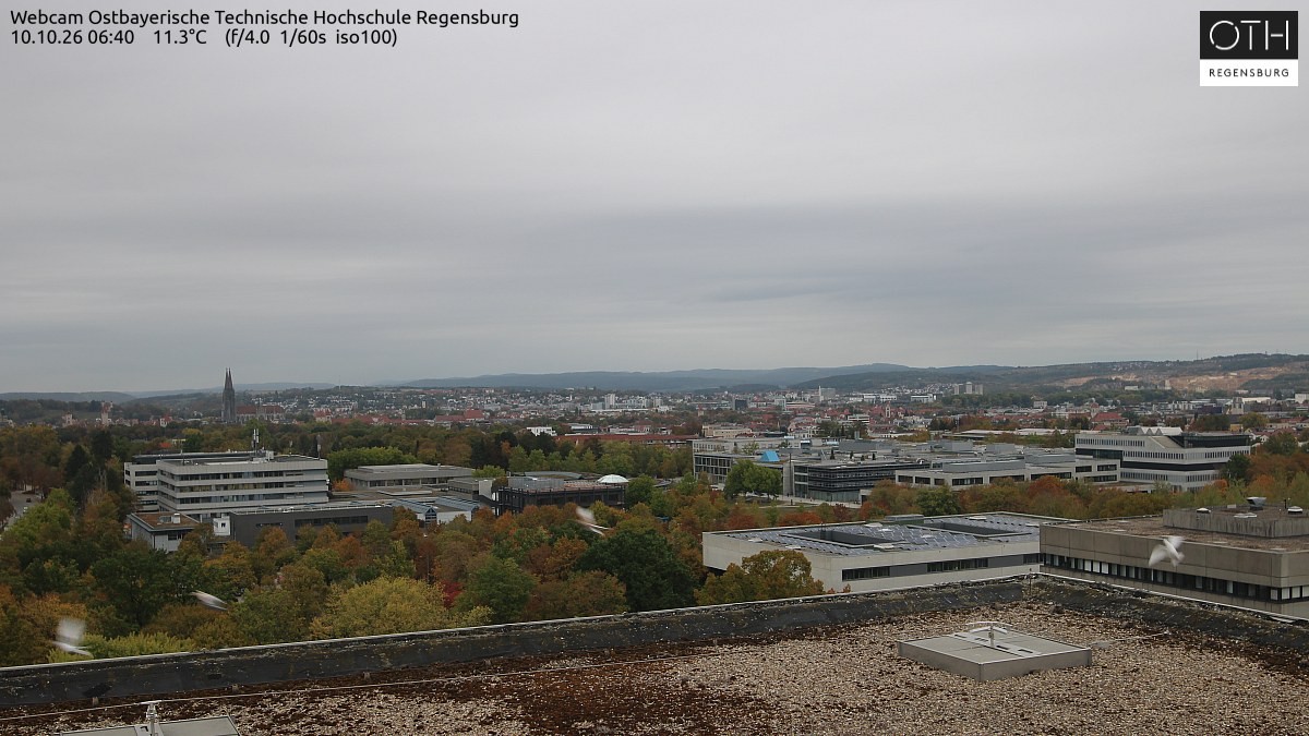 Archiv Foto Webcam Regensburg: Technische Hochschule