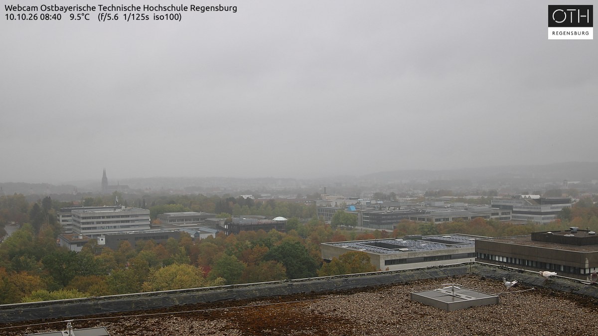 Archived image Regensburg - Webcam OTH
