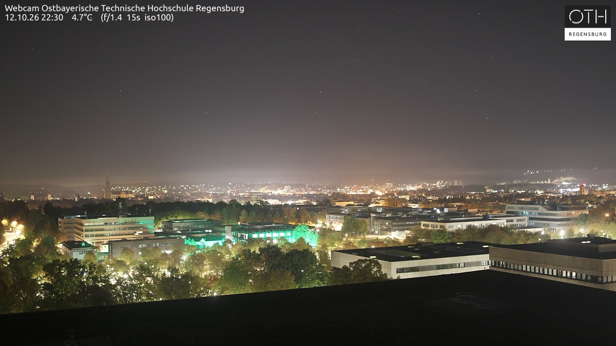 Archiv Foto Webcam Regensburg: Technische Hochschule
