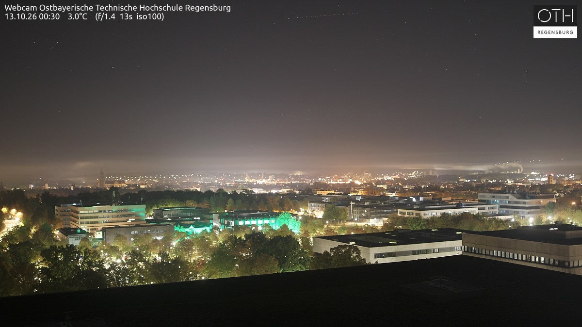 Archiv Foto Webcam Regensburg: Technische Hochschule
