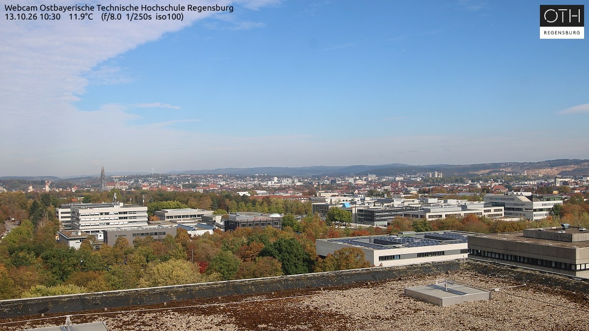 Archiv Foto Webcam Regensburg: Technische Hochschule