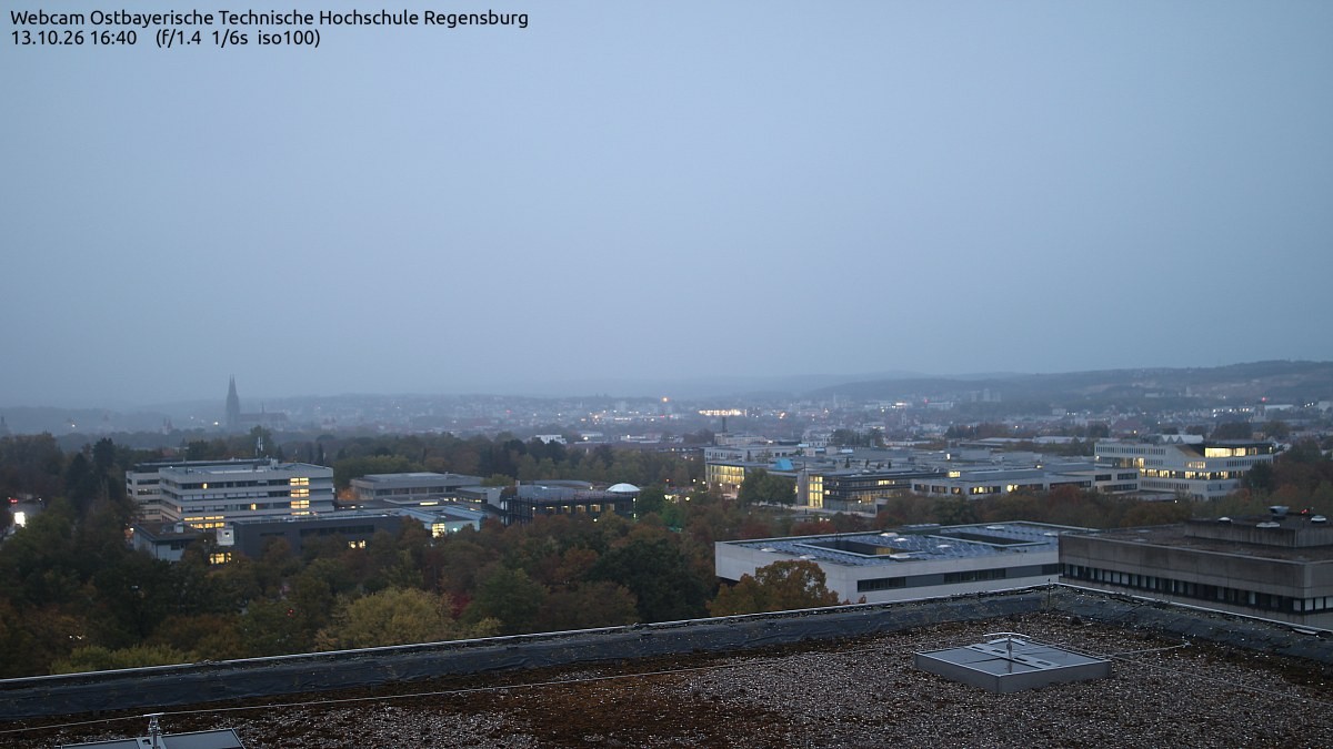 Archiv Foto Webcam Regensburg: Technische Hochschule