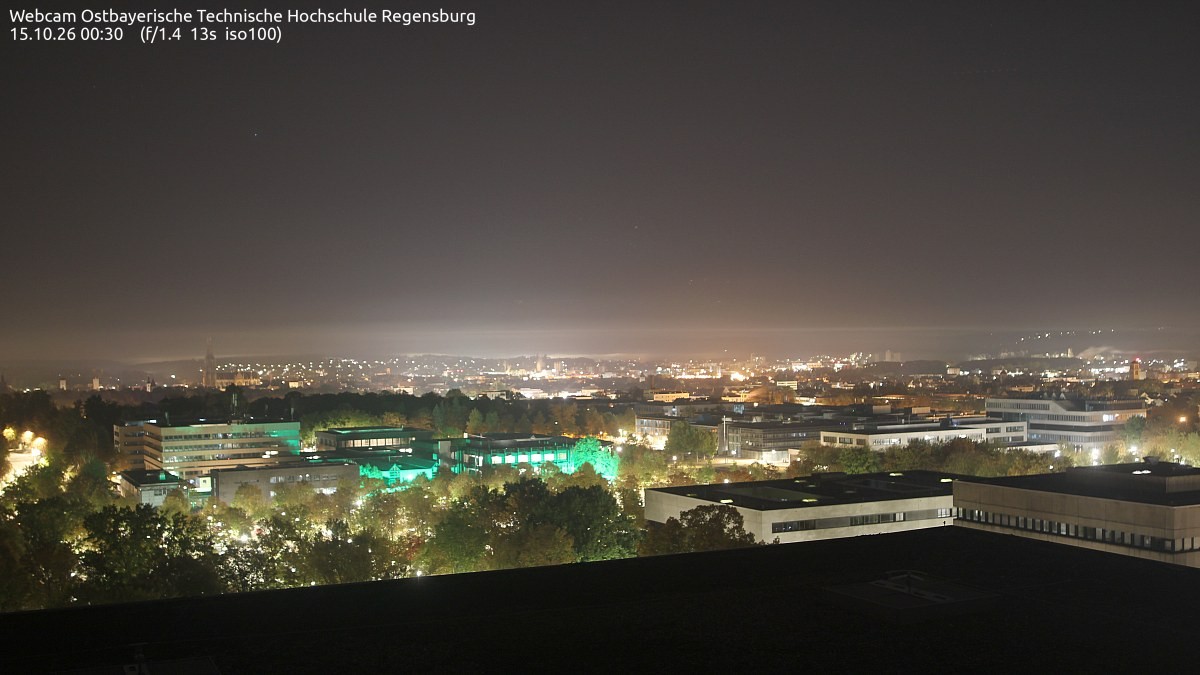 Archiv Foto Webcam Regensburg: Technische Hochschule