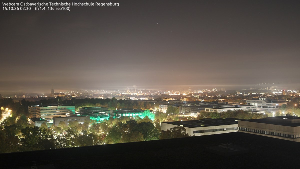 Archiv Foto Webcam Regensburg: Technische Hochschule